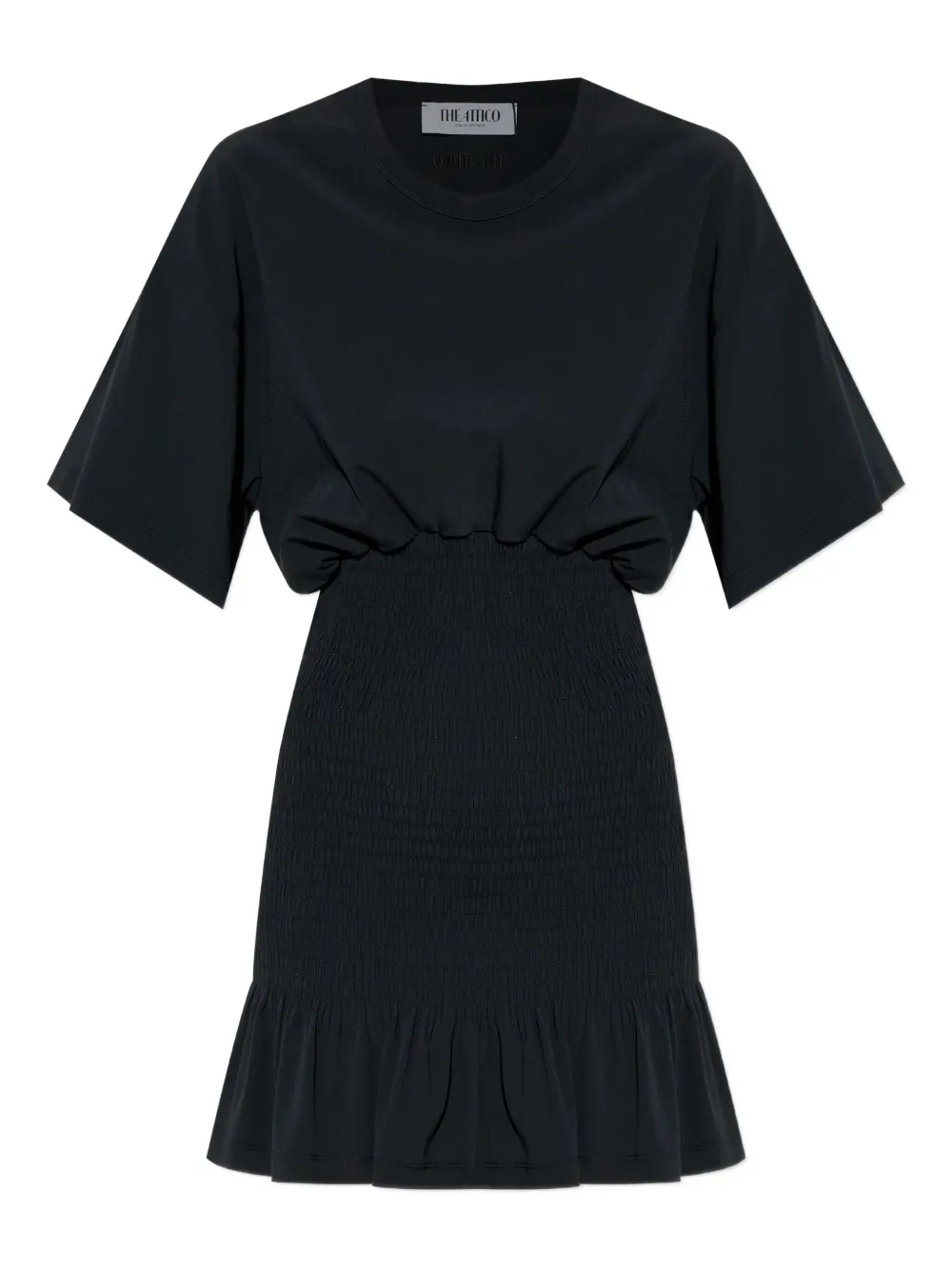 Мини-платье с оборками и сборками The Attico, черный
Мини-платье с оборками и сборками The Attico, черный