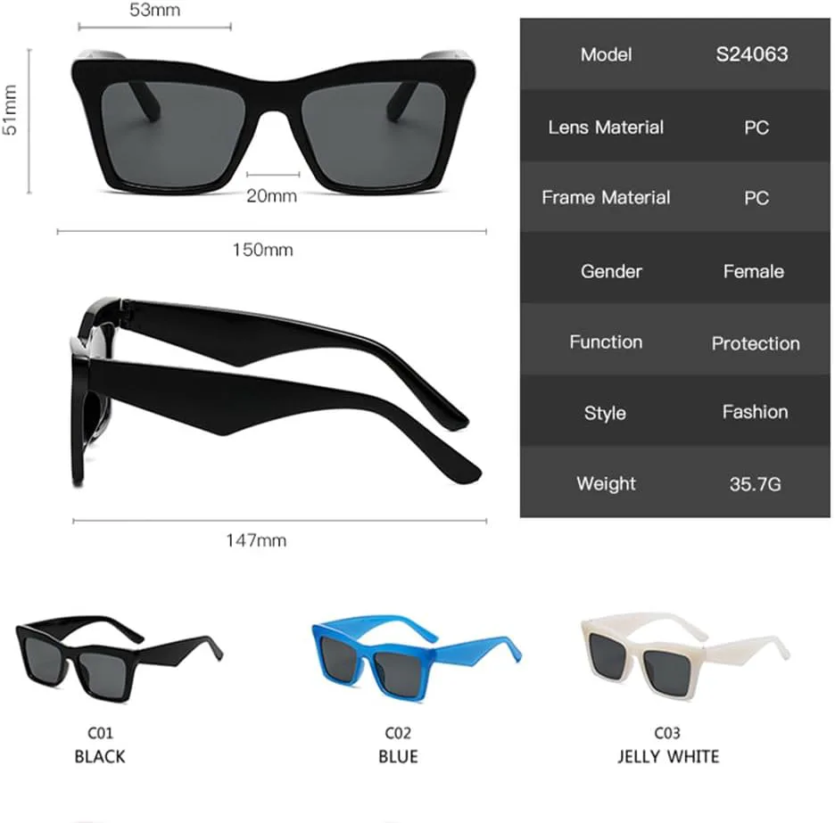 LVTFCO Винтажные модные классические солнцезащитные очки для женщин, защита от УФ-излучения UV400, панк-очки, солнцезащитные очки для мужчин и женщин, Clear Pink
LVTFCO Винтажные модные классические солнцезащитные очки для женщин, защита от УФ-излучения UV400, панк-очки, солнцезащитные очки для мужчин и женщин, Clear Pink