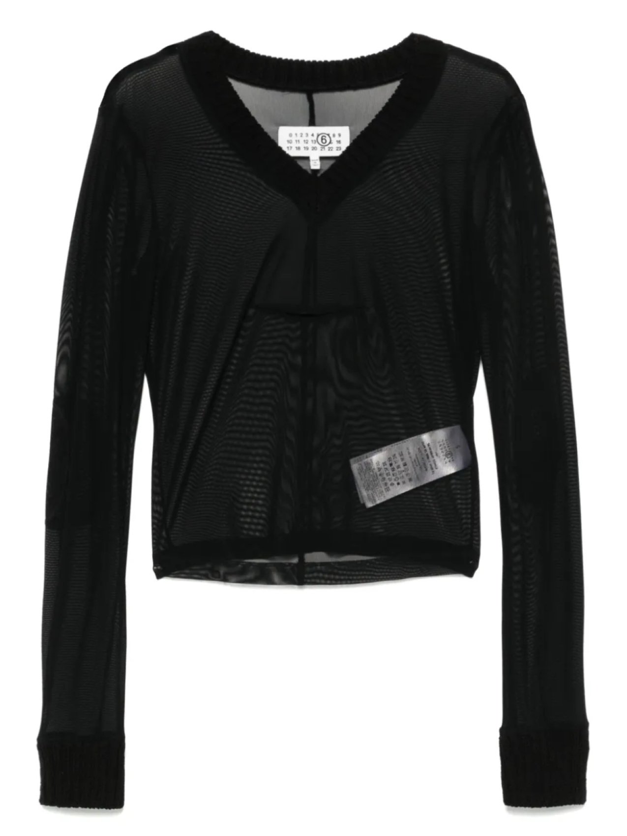 Сетчатый топ MM6 Maison Margiela, черный
Сетчатый топ MM6 Maison Margiela, черный