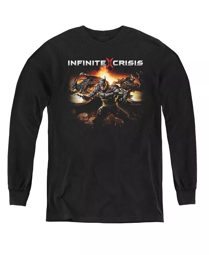 Свитшот с длинным рукавом Batman для мальчиков и подростков Infinite Crisis, черный
Свитшот с длинным рукавом Batman для мальчиков и подростков Infinite Crisis, черный