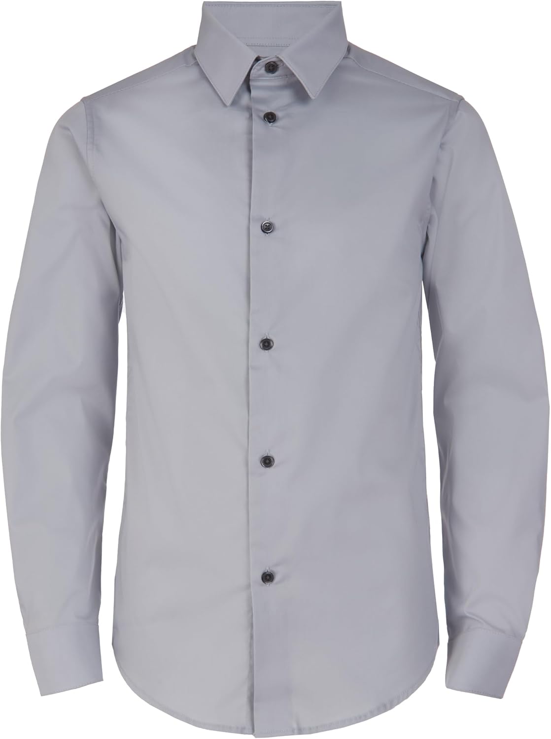 Рубашка Calvin Klein Boys Slim Fit с длинным рукавом, застегивающаяся на пуговицы, с манжетами и отложным краем, Silver Metal
Рубашка Calvin Klein Boys Slim Fit с длинным рукавом, застегивающаяся на пуговицы, с манжетами и отложным краем, Silver Metal