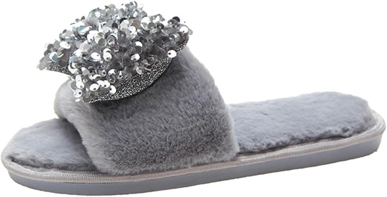 Женские домашние тапочки с блестками, нескользящие, с открытым носком, мягкие, из плюша и флиса, теплые с эффектом памяти, уютные домашние тапочки для улицы и дома (38/39 EU, розовые) Znel
Женские домашние тапочки с блестками, нескользящие, с открытым носком, мягкие, из плюша и флиса, теплые с эффектом памяти, уютные домашние тапочки для улицы и дома (38/39 EU, розовые) Znel
