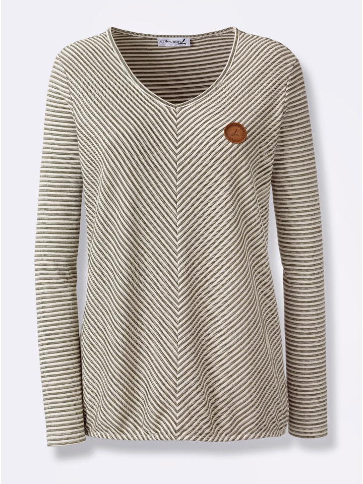 Рубашка с длинными рукавами в оливково-бежевом цвете WITT WEIDEN
Рубашка с длинными рукавами в оливково-бежевом цвете WITT WEIDEN