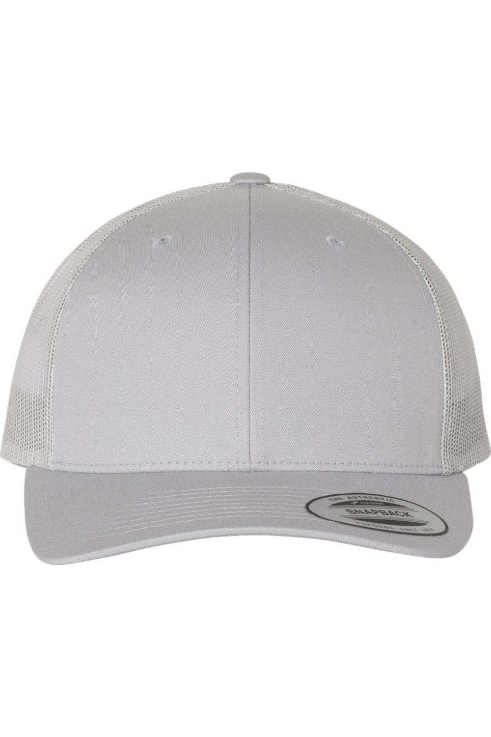 Кепка YP Classics из шести панелей в стиле ретро дальнобойщика, серебряный 
Кепка YP Classics из шести панелей в стиле ретро дальнобойщика, серебряный