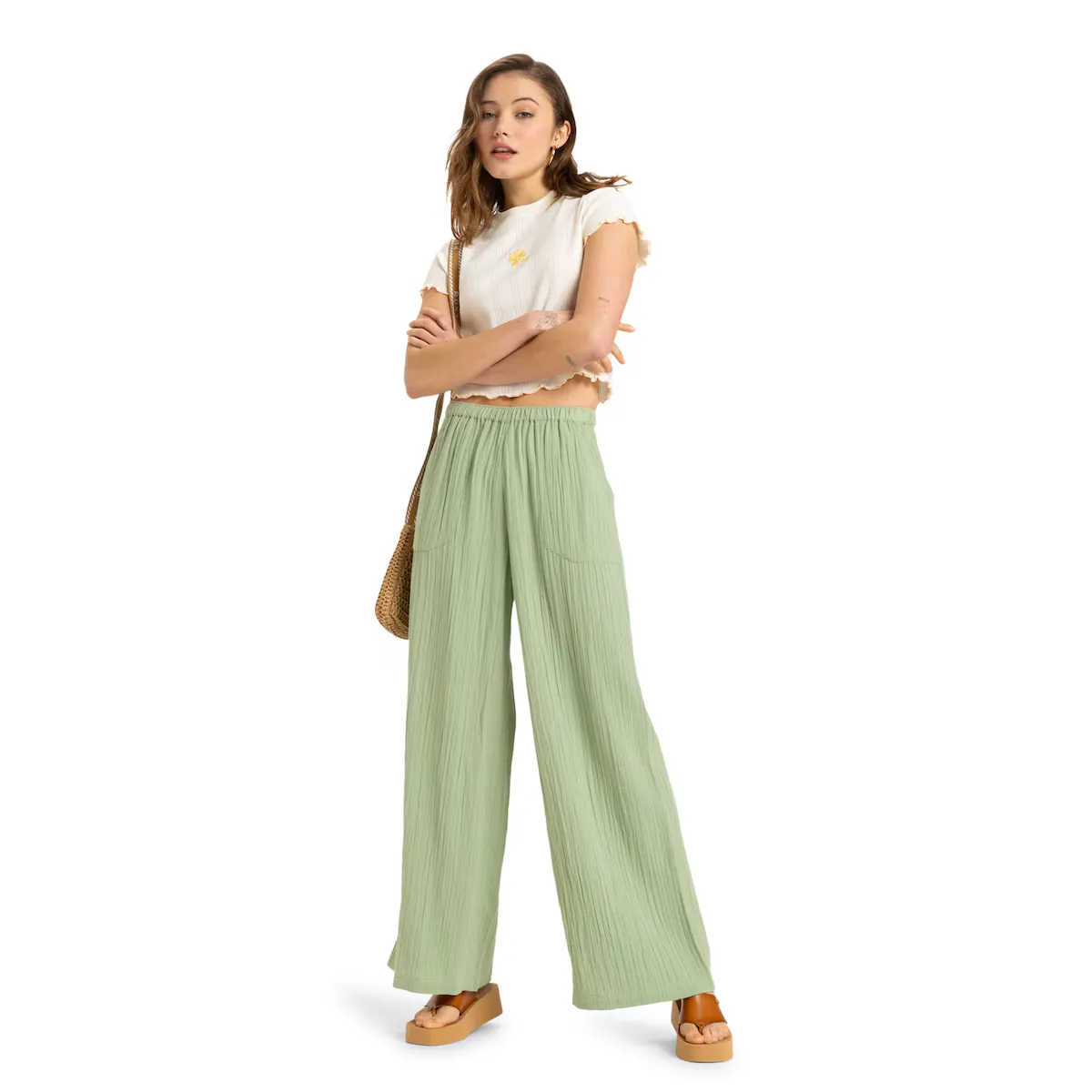 Женские брюки What A Vibe Roxy, зеленый
Женские брюки What A Vibe Roxy, зеленый