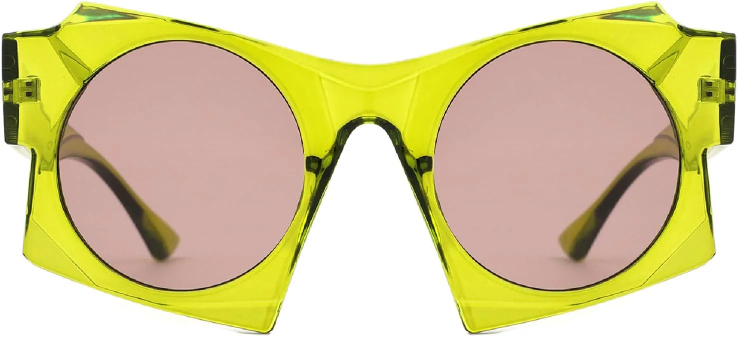 Большие солнцезащитные очки «кошачий глаз» для женщин, милая овальная толстая оправа, круглые солнцезащитные очки в шикарном ретро-стиле, N45 mincl, Green
Большие солнцезащитные очки «кошачий глаз» для женщин, милая овальная толстая оправа, круглые солнцезащитные очки в шикарном ретро-стиле, N45 mincl, Green