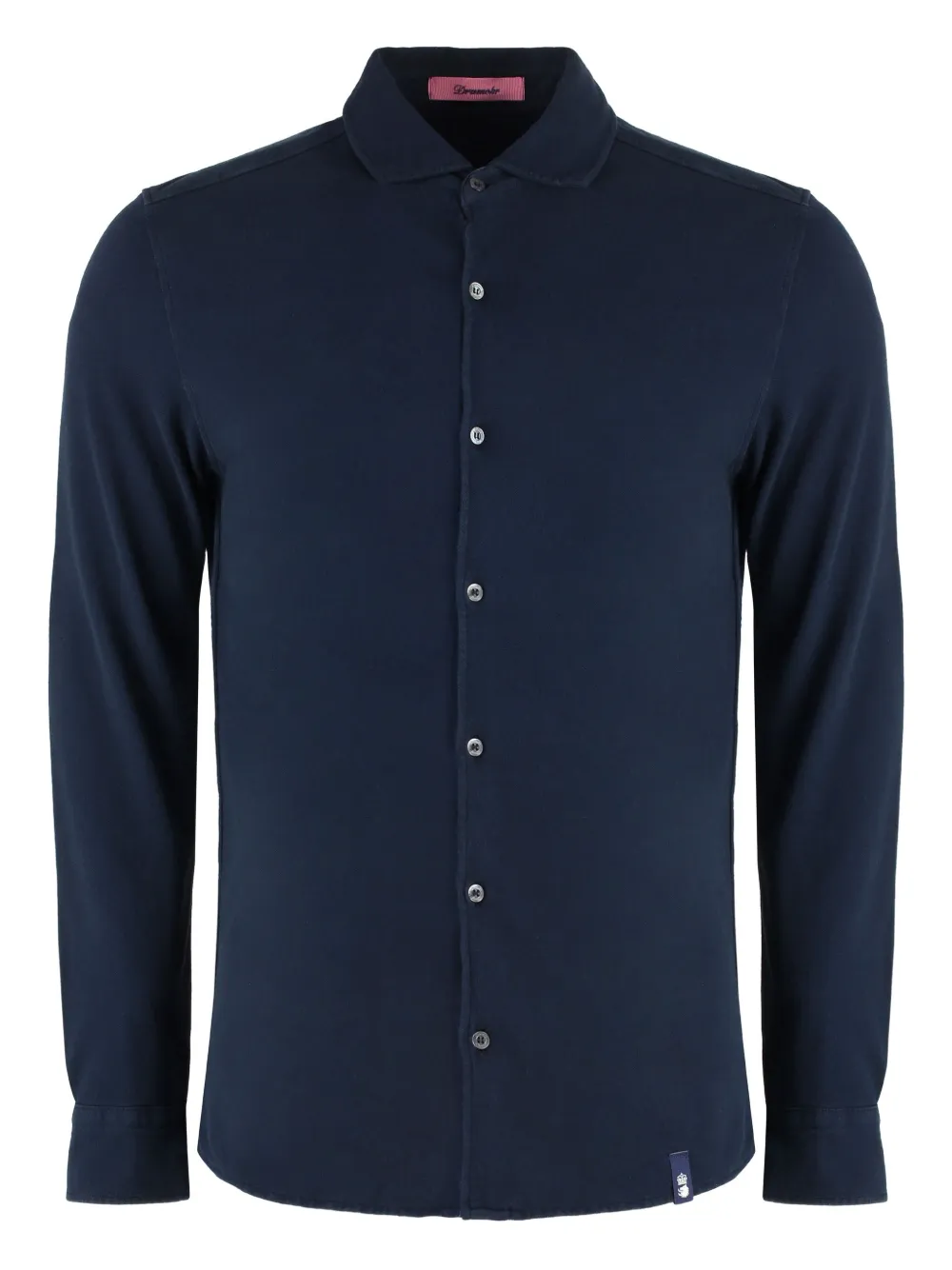 Рубашка с закругленным подолом Drumohr, синий
Рубашка с закругленным подолом Drumohr, синий