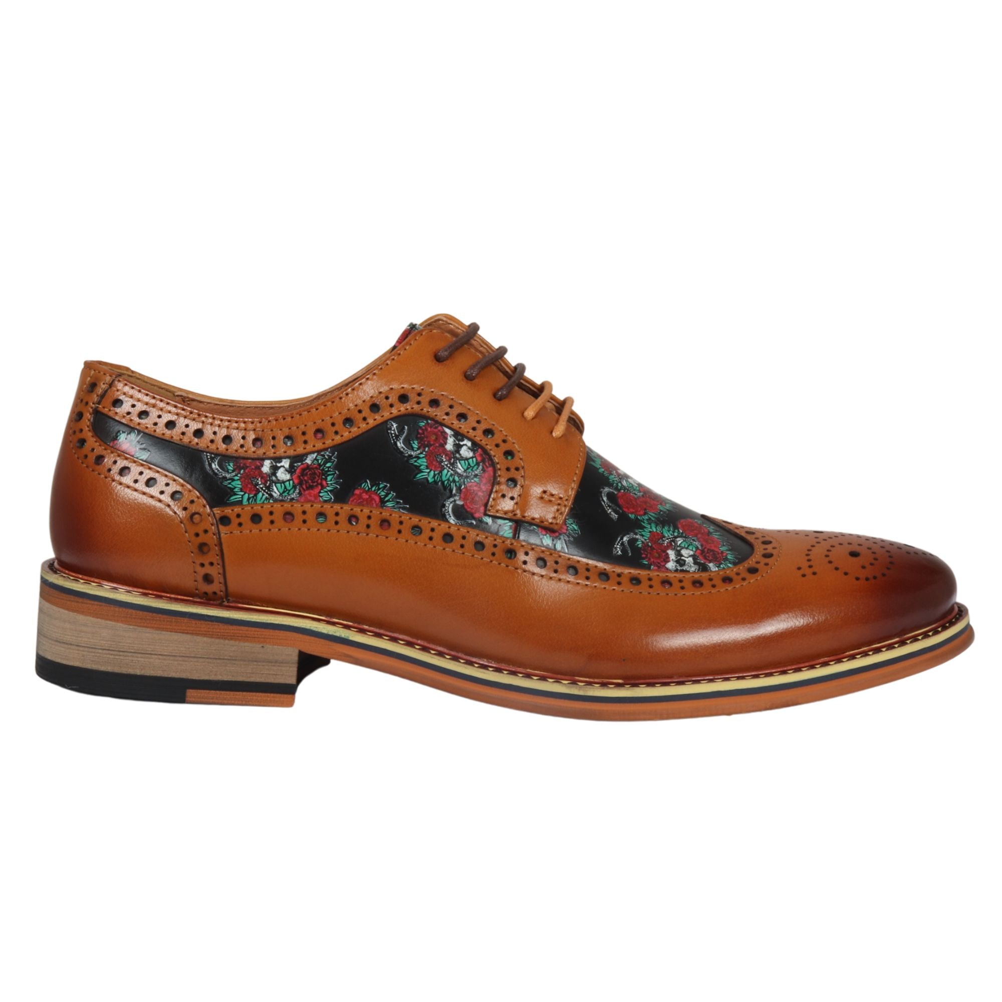 Туфли-оксфорды Ross Floral Skull Print Leather Brogue на шнуровке для торжественного вечера Justin Reess, коричневый
Туфли-оксфорды Ross Floral Skull Print Leather Brogue на шнуровке для торжественного вечера Justin Reess, коричневый
