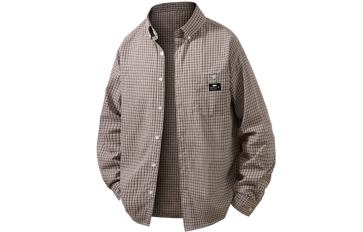 Рубашка Unisex Lapel Moderate Workwear ZIAREL, светло-coffee
Рубашка Unisex Lapel Moderate Workwear ZIAREL, светло-coffee