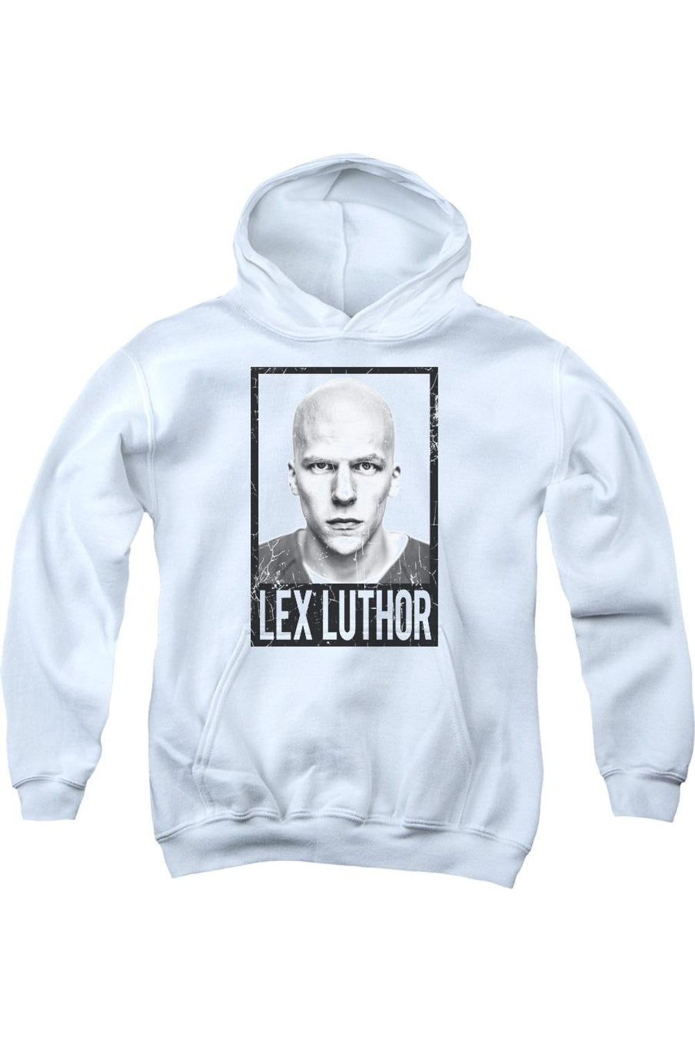 Батмен против Супермена: худи с капюшоном Lex Luthor Youth Gildan, белый 
Батмен против Супермена: худи с капюшоном Lex Luthor Youth Gildan, белый
