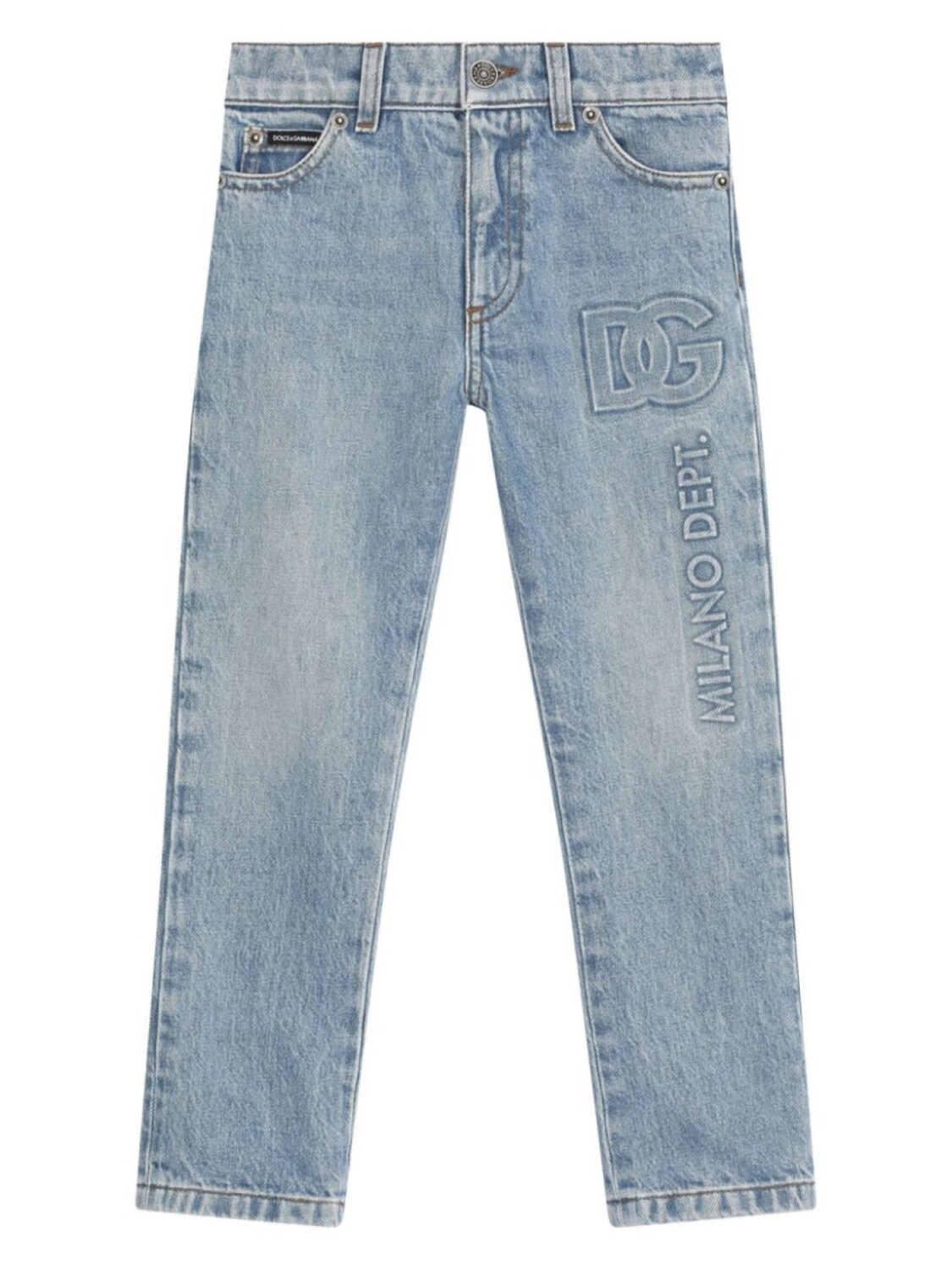 Dolce & Gabbana зауженные джинсы с тисненым логотипом, синий
Dolce & Gabbana зауженные джинсы с тисненым логотипом, синий