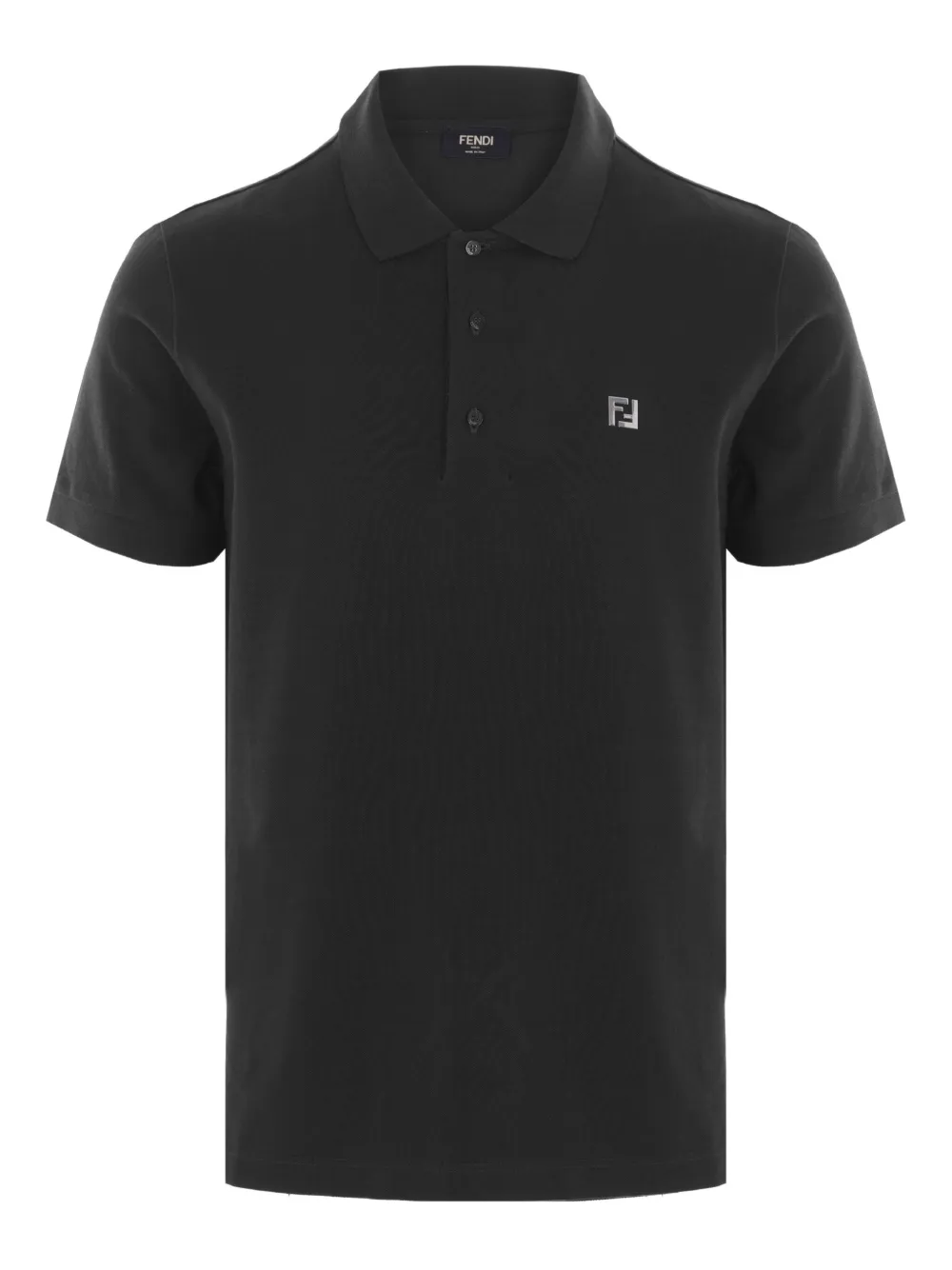 Рубашка поло с вышитым логотипом FENDI, черный
Рубашка поло с вышитым логотипом FENDI, черный