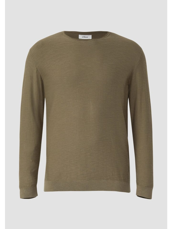 s.Oliver Вязаный свитер цвета 7853_оливково-зеленый
s.Oliver Вязаный свитер цвета 7853_оливково-зеленый