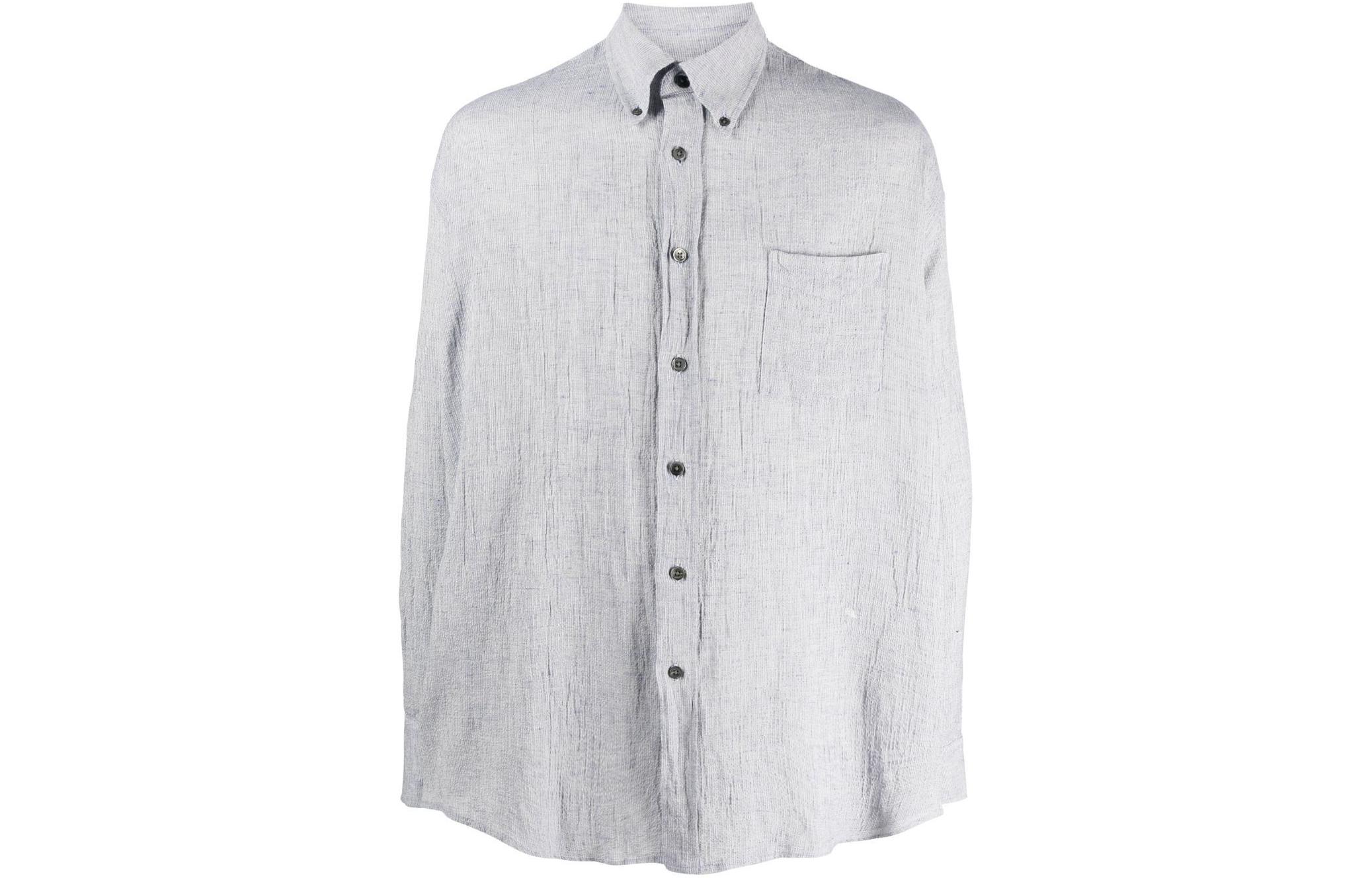 Классическая рубашка с воротником на пуговицах OUR LEGACY, светло-голубая
Классическая рубашка с воротником на пуговицах OUR LEGACY, светло-голубая