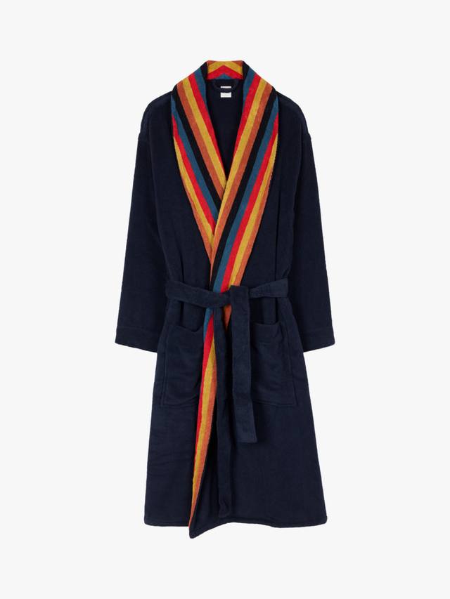 Халат из хлопка с полосками в стиле арт Paul Smith
Халат из хлопка с полосками в стиле арт Paul Smith