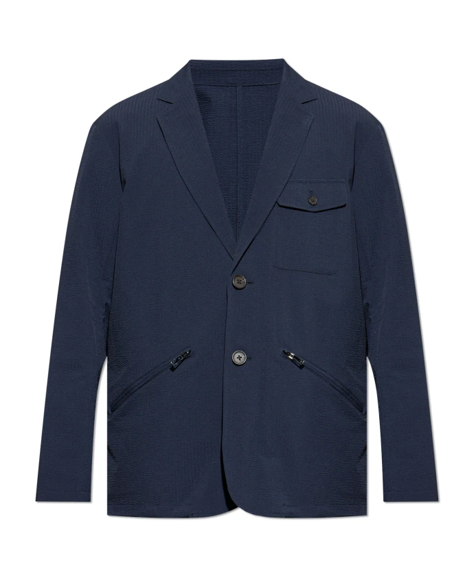 Блейзер с открытыми лацками Emporio Armani, синий
Блейзер с открытыми лацками Emporio Armani, синий