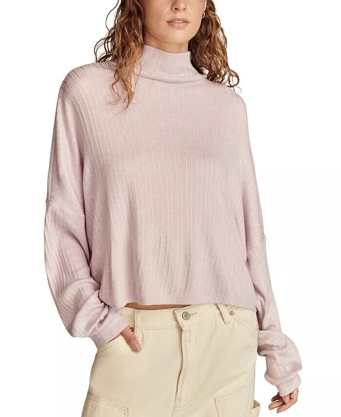 Женский топ с воротником-стойкой в рубчик Cloud Lucky Brand, розовый
Женский топ с воротником-стойкой в рубчик Cloud Lucky Brand, розовый