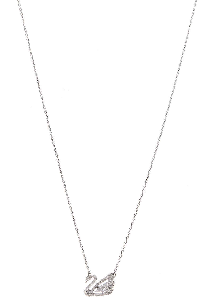 Колье Swarovski Swan, белый/серебристый
Колье Swarovski Swan, белый/серебристый