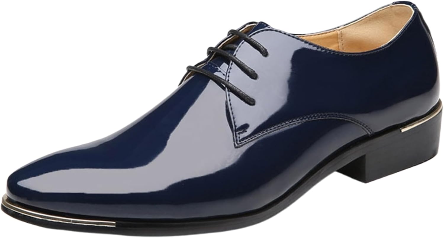 Мужские офисные туфли ADMLZQQ, повседневные лакированные туфли для бизнеса и официальных мероприятий, синий
Мужские офисные туфли ADMLZQQ, повседневные лакированные туфли для бизнеса и официальных мероприятий, синий