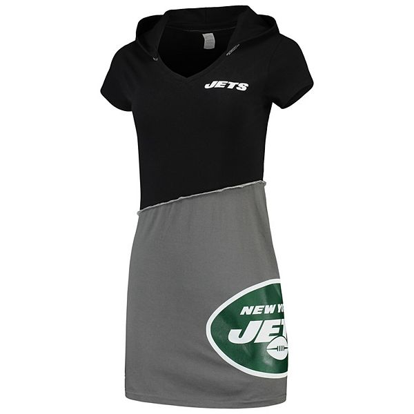 Женская худи-платье black/gray New York Jets Unbranded
Женская худи-платье black/gray New York Jets Unbranded