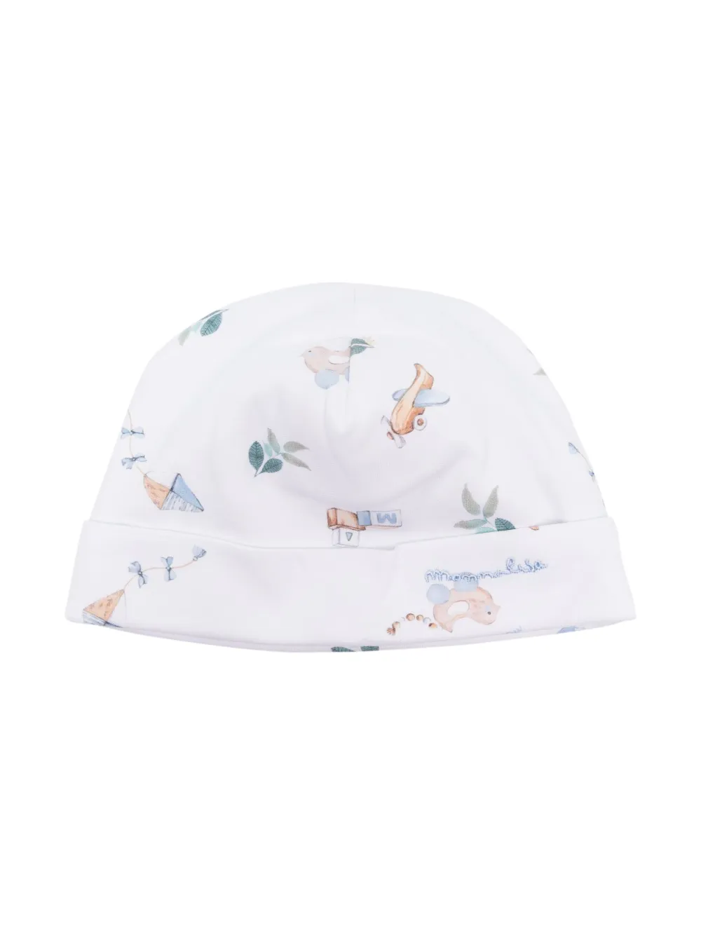 Шапка бини с принтом Monnalisa, белый
Шапка бини с принтом Monnalisa, белый