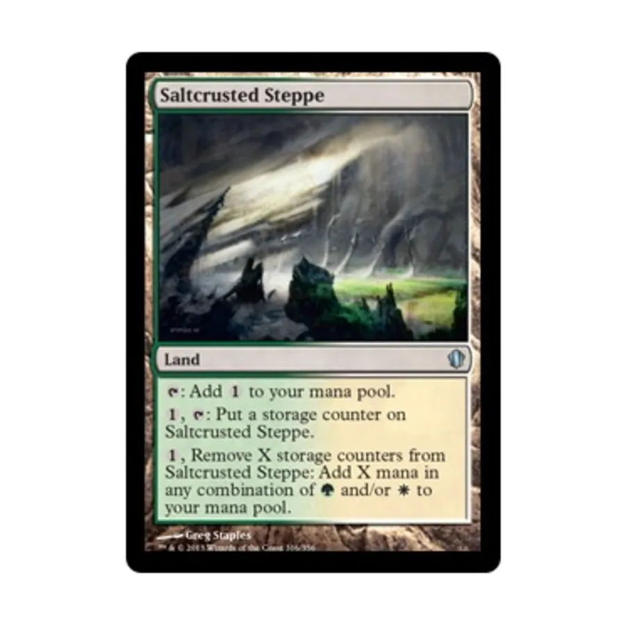 CCG Соляная степь (U), MTG - Commander 2013
CCG Соляная степь (U), MTG - Commander 2013