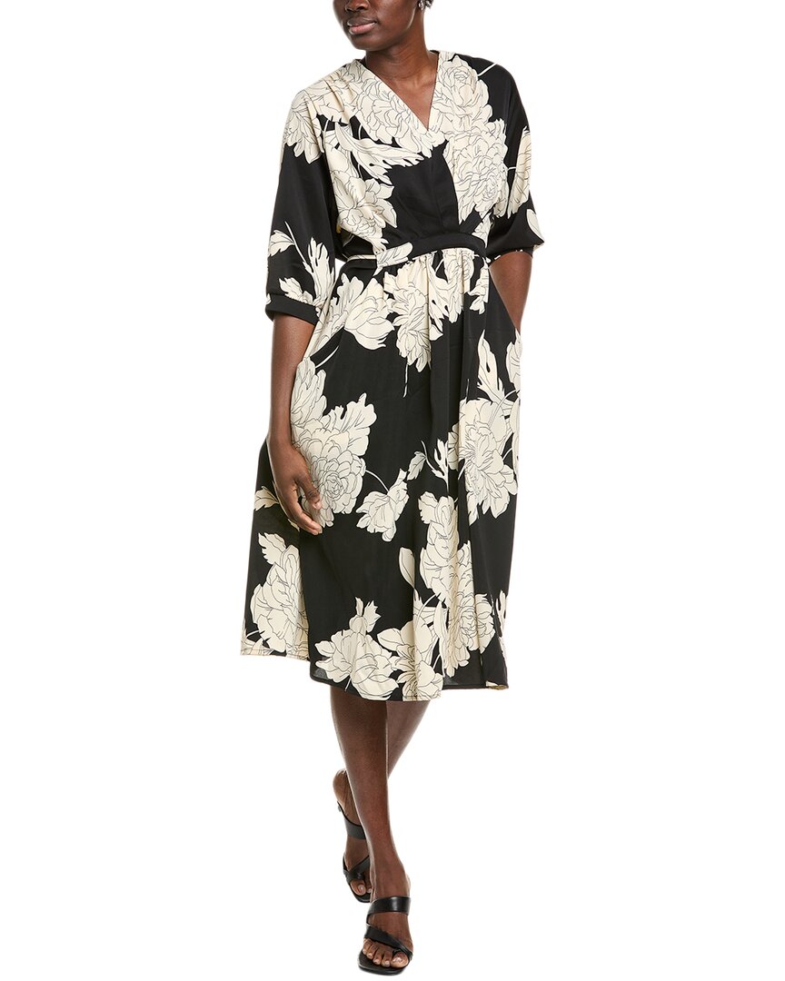 Айпонелли Платье миди с завязкой на талии IPPONELLI, черный
Айпонелли Платье миди с завязкой на талии IPPONELLI, черный