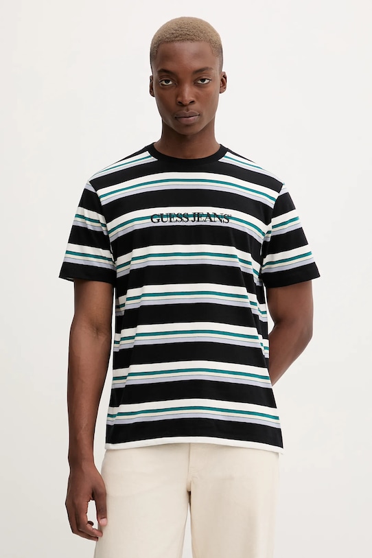 Хлопковая футболка Guess Jeans, черный
Хлопковая футболка Guess Jeans, черный