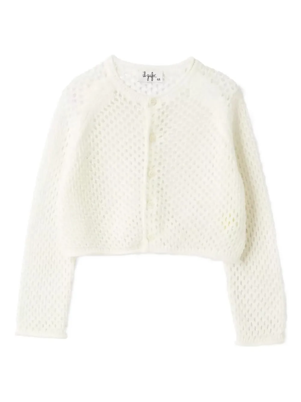 Кардиган рыхлой вязки Il Gufo, белый
Кардиган рыхлой вязки Il Gufo, белый