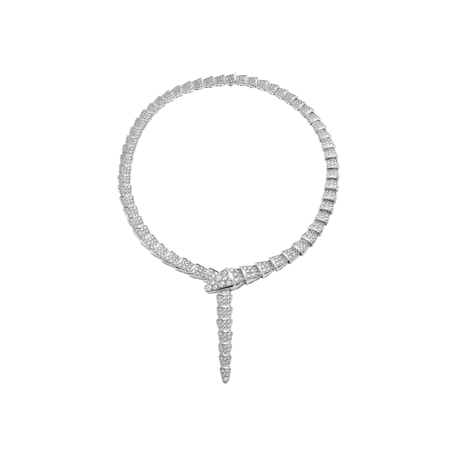 Колье viper snake из белого золота с бриллиантовым паве Bulgari
Колье viper snake из белого золота с бриллиантовым паве Bulgari