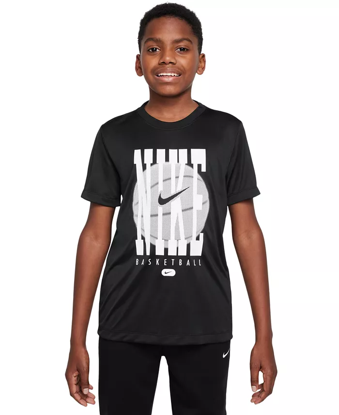 Футболка для тренировок Big Boys Legend Dri-FIT Nike, черный
Футболка для тренировок Big Boys Legend Dri-FIT Nike, черный