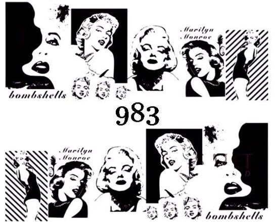 Водные наклейки для ногтей - №983, Raisin
Водные наклейки для ногтей - №983, Raisin