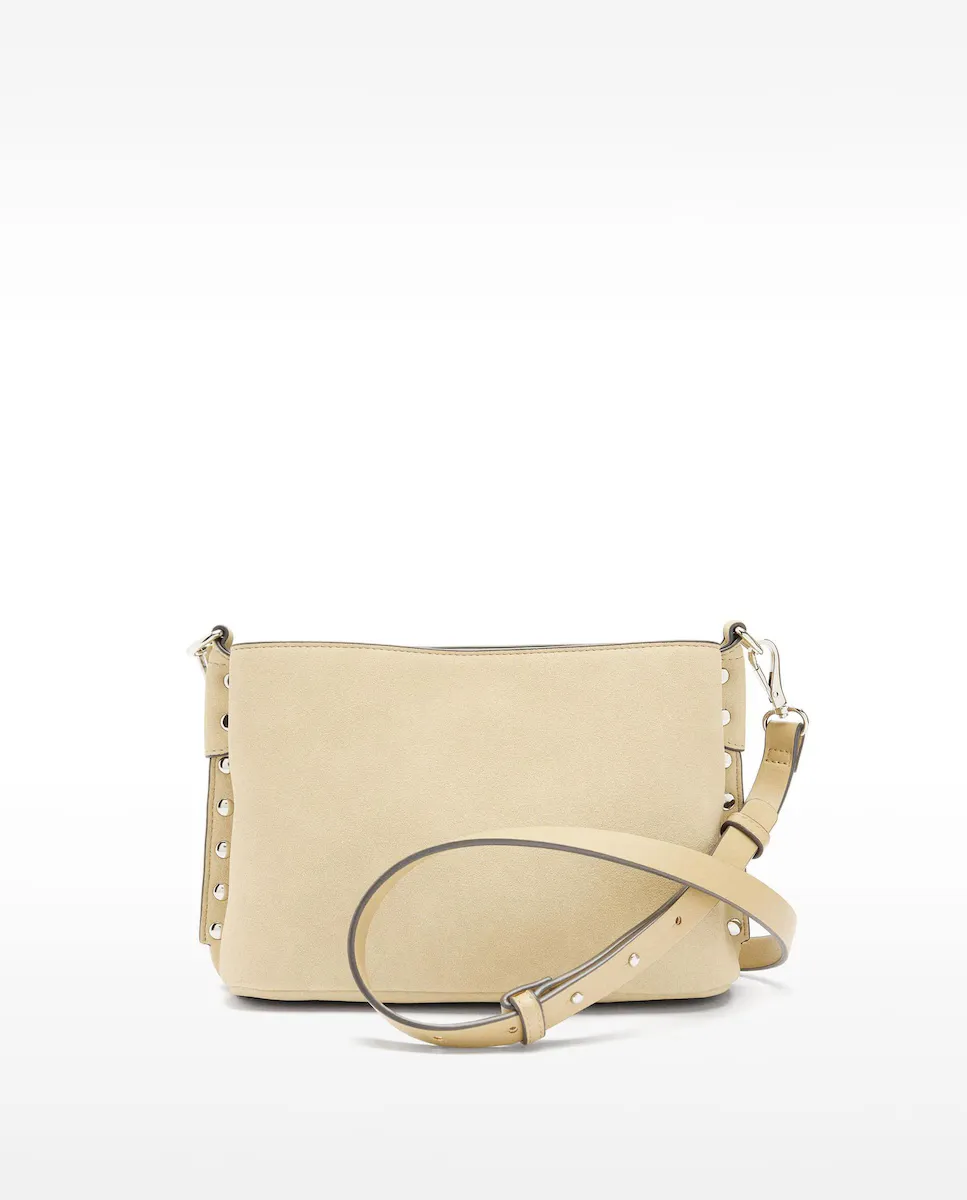 Женская сумка через плечо с заклепками и застежкой-молнией, однотонная Parfois, бежевый
Женская сумка через плечо с заклепками и застежкой-молнией, однотонная Parfois, бежевый