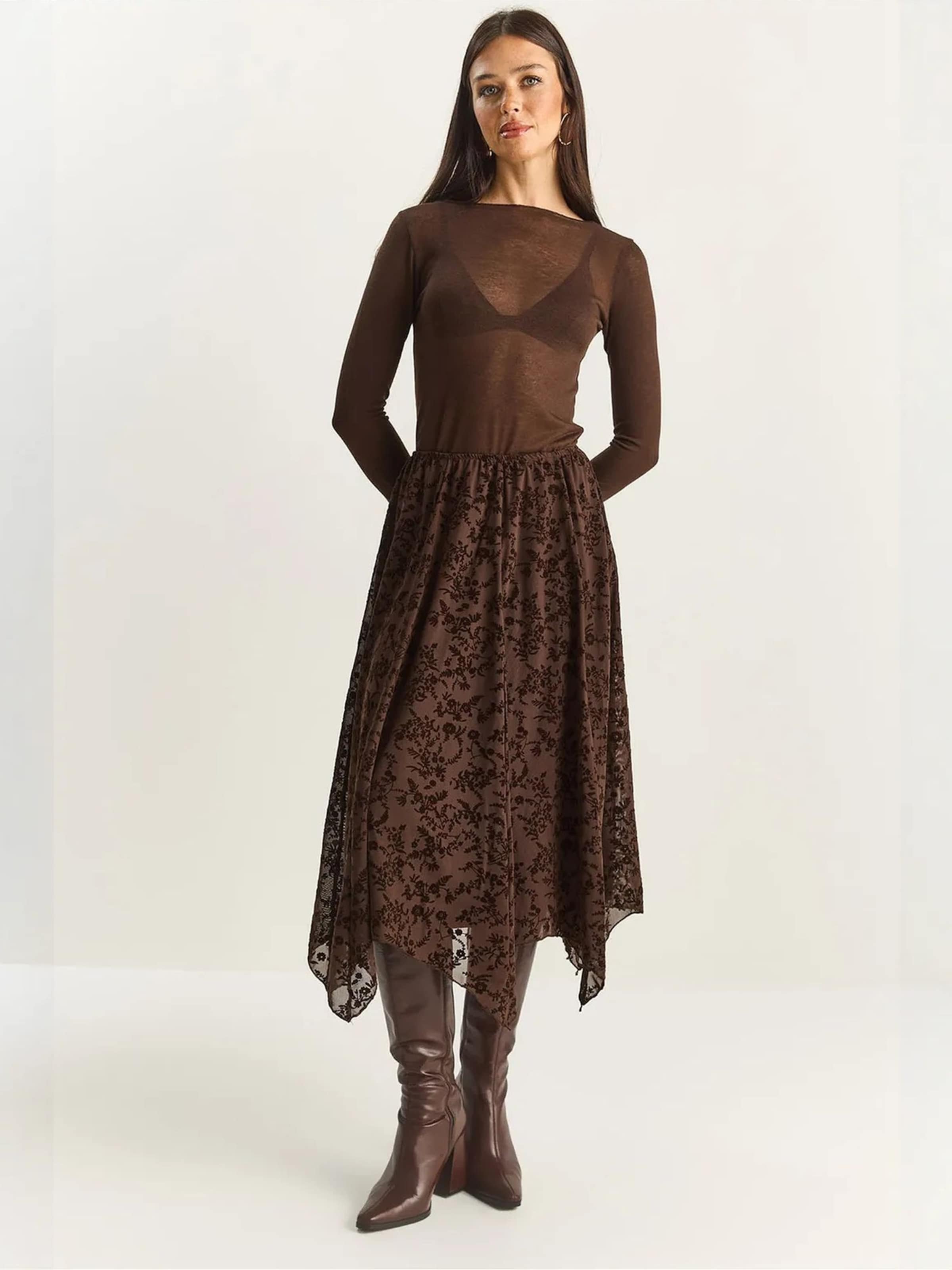 Bianco Lucci Юбка в цвете Chocolate, Dark Brown
Bianco Lucci Юбка в цвете Chocolate, Dark Brown