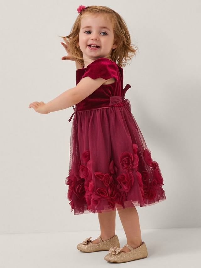 Детское платье с коротким рукавом Baby Scallop Estella Monsoon, Burgundy
Детское платье с коротким рукавом Baby Scallop Estella Monsoon, Burgundy
