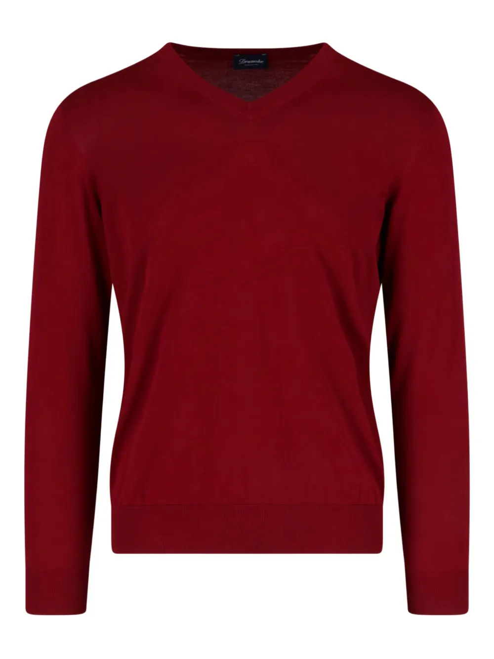 Свитер с V-образным вырезом Drumohr, красный
Свитер с V-образным вырезом Drumohr, красный