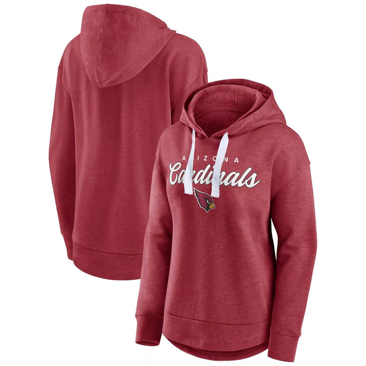 Женский пуловер с капюшоном Fanatics с логотипом Heather Cardinal Arizona Cardinals Set To Fly Fanatics
Женский пуловер с капюшоном Fanatics с логотипом Heather Cardinal Arizona Cardinals Set To Fly Fanatics