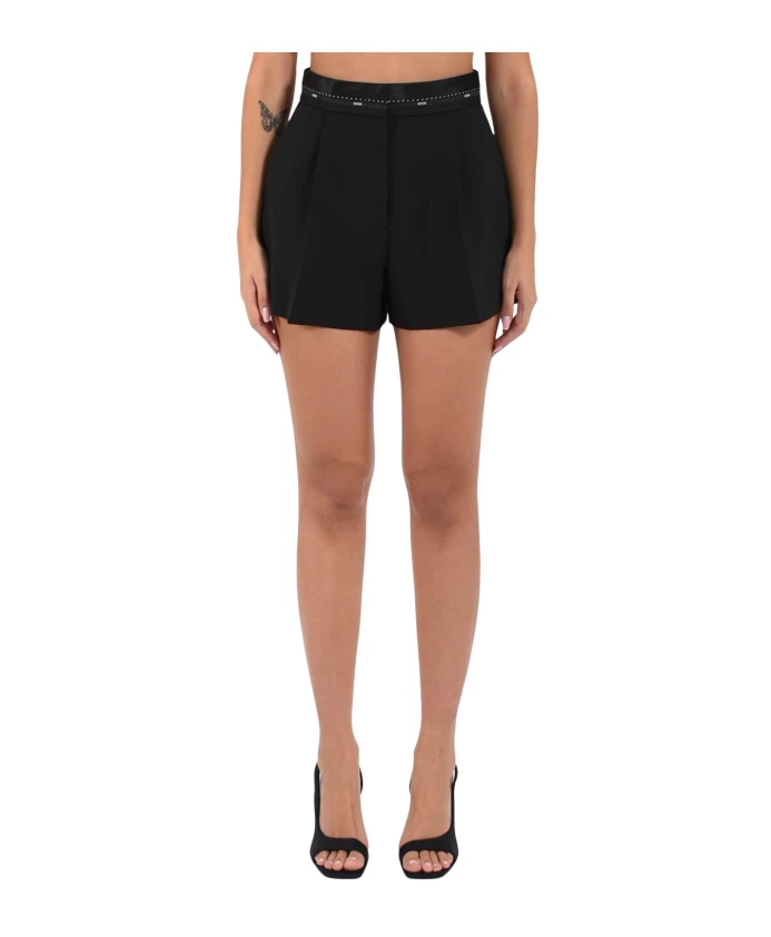 Черные шорты с логотипом, изготовленные из чистой шерсти. Msgm, черный
Черные шорты с логотипом, изготовленные из чистой шерсти. Msgm, черный