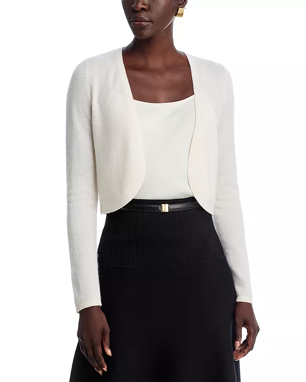 Индивидуальный кардиган-болеро из 100% кашемира. C By Bloomingdale'S Cashmere, белый
Индивидуальный кардиган-болеро из 100% кашемира. C By Bloomingdale'S Cashmere, белый