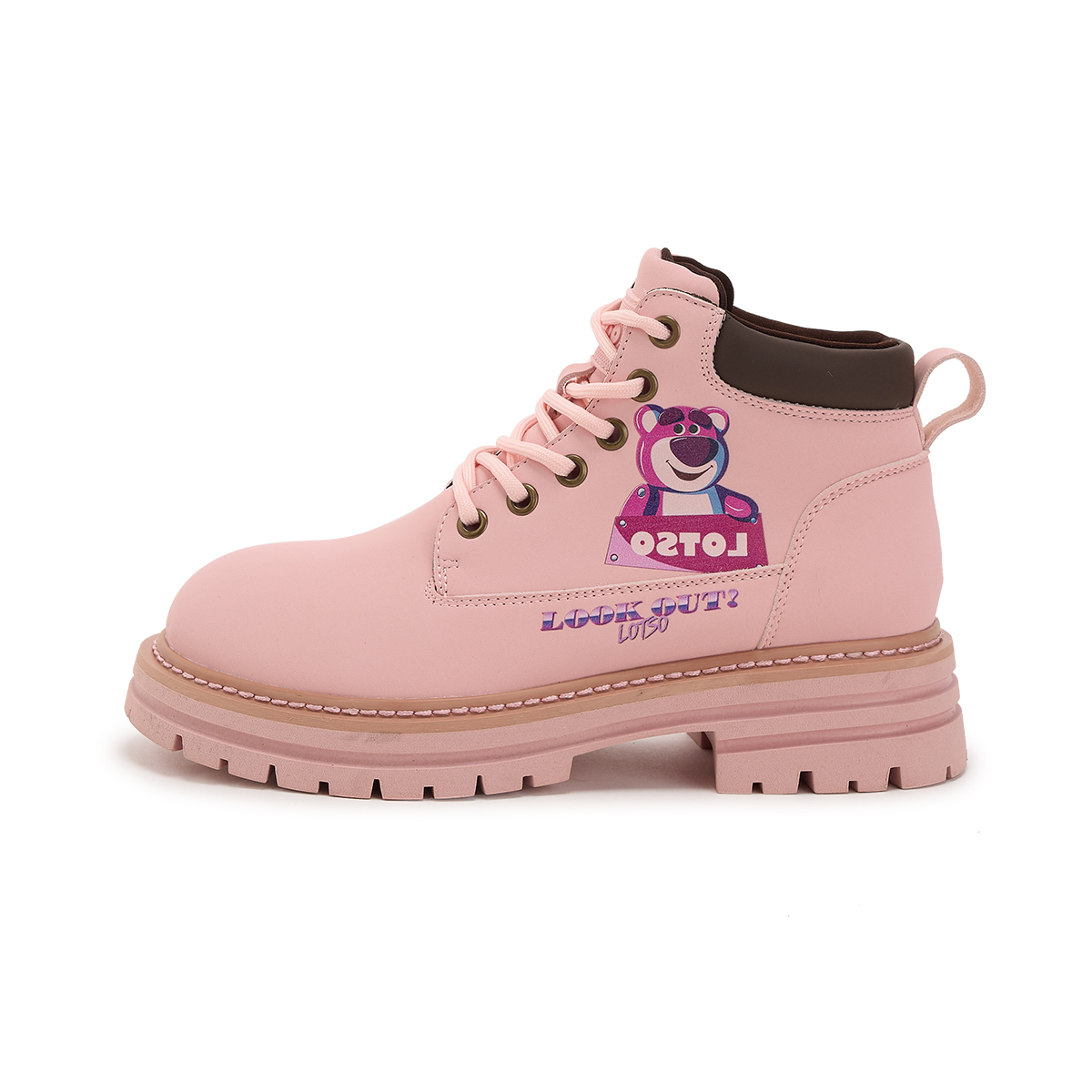 Детские, подростковые, износостойкие, противоскользящие ботинки Strawberry Bear Series с высоким берцем Disney, розовый
Детские, подростковые, износостойкие, противоскользящие ботинки Strawberry Bear Series с высоким берцем Disney, розовый