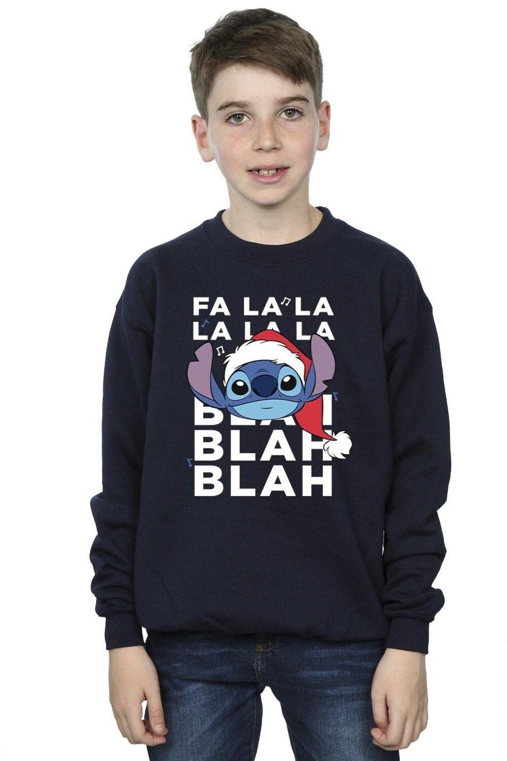 Рождественский свитшот Lilo And Stitch Blah Blah Blah Disney, темно-синий
Рождественский свитшот Lilo And Stitch Blah Blah Blah Disney, темно-синий