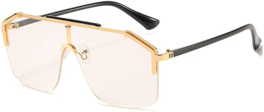 Солнцезащитные очки в стиле панк без оправы для мужчин и женщин, винтажные солнцезащитные очки для женщин, защита от ультрафиолета UV400, размер M115 Generic, M-322
Солнцезащитные очки в стиле панк без оправы для мужчин и женщин, винтажные солнцезащитные очки для женщин, защита от ультрафиолета UV400, размер M115 Generic, M-322