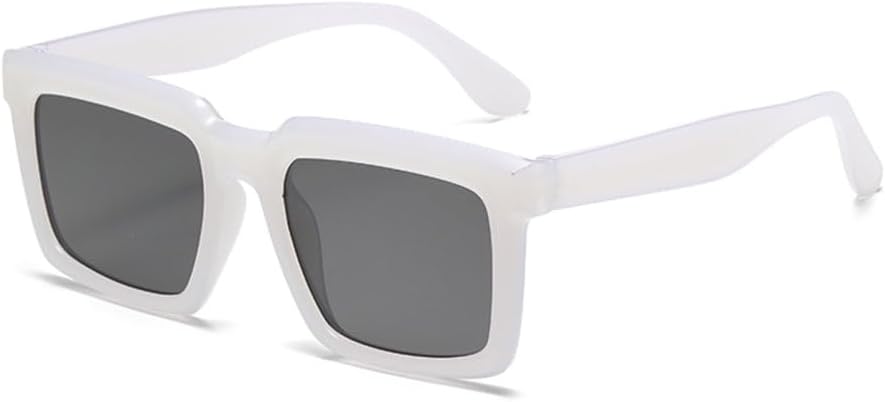 Солнцезащитные очки LVTFCO прямоугольной формы для женщин, модные солнцезащитные очки в винтажном стиле для мужчин и женщин, очки с защитой от УФ-излучения UV400, White
Солнцезащитные очки LVTFCO прямоугольной формы для женщин, модные солнцезащитные очки в винтажном стиле для мужчин и женщин, очки с защитой от УФ-излучения UV400, White