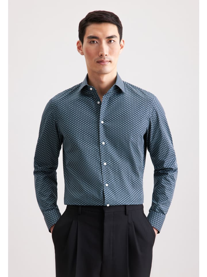 Рубашка Seidensticker, зеленый
Рубашка Seidensticker, зеленый