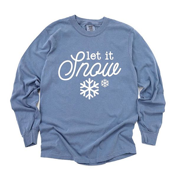 Let it snow снежинка garment dyed лонгслив Simply Sage Market, Blue Jean
Let it snow снежинка garment dyed лонгслив Simply Sage Market, Blue Jean