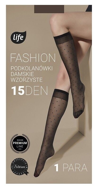 Гольфы Life Kropeczki 15 DEN Nero, 1 шт
Гольфы Life Kropeczki 15 DEN Nero, 1 шт