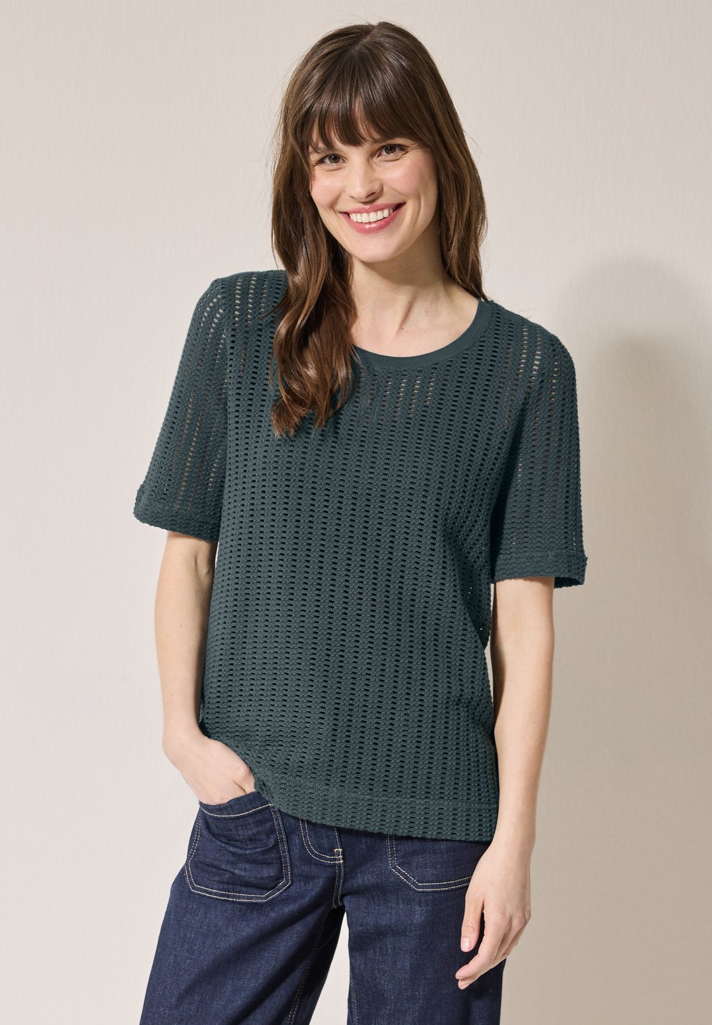 Футболка с принтом Cecil, темно-зеленый
Футболка с принтом Cecil, темно-зеленый