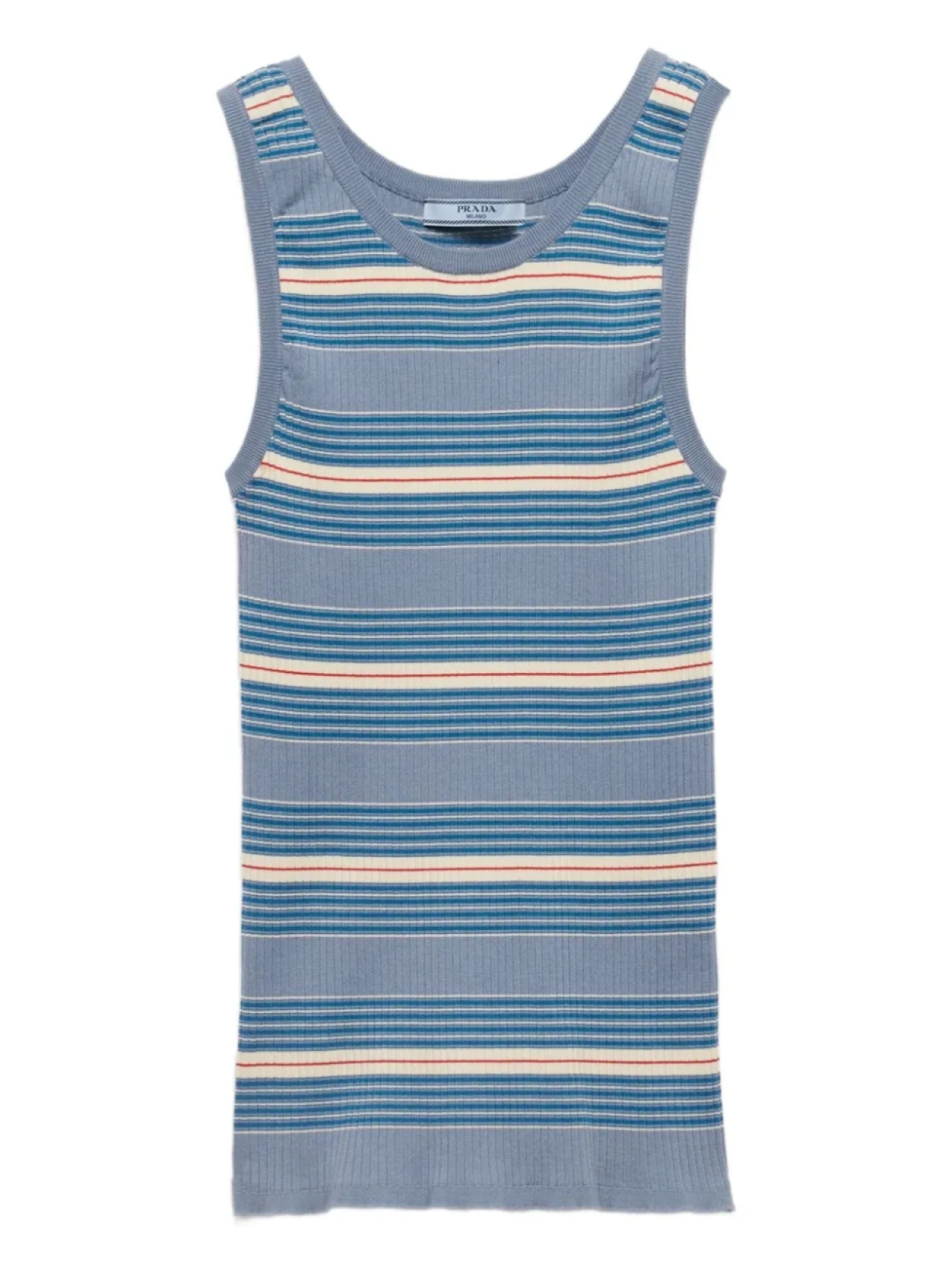 Полосатая майка Prada, синий
Полосатая майка Prada, синий