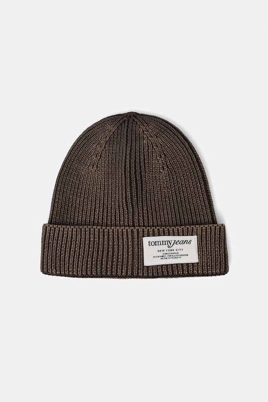 Хлопковая шапочка Tommy Jeans, коричневый
Хлопковая шапочка Tommy Jeans, коричневый
