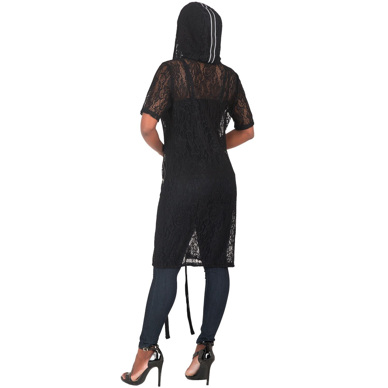 Прозрачная куртка с капюшоном и спортивной полоской на молнии и короткими рукавами Kenny Poetic Justice
Прозрачная куртка с капюшоном и спортивной полоской на молнии и короткими рукавами Kenny Poetic Justice